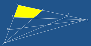 Triangular quadrangles A