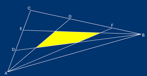 Triangular quadrangles B